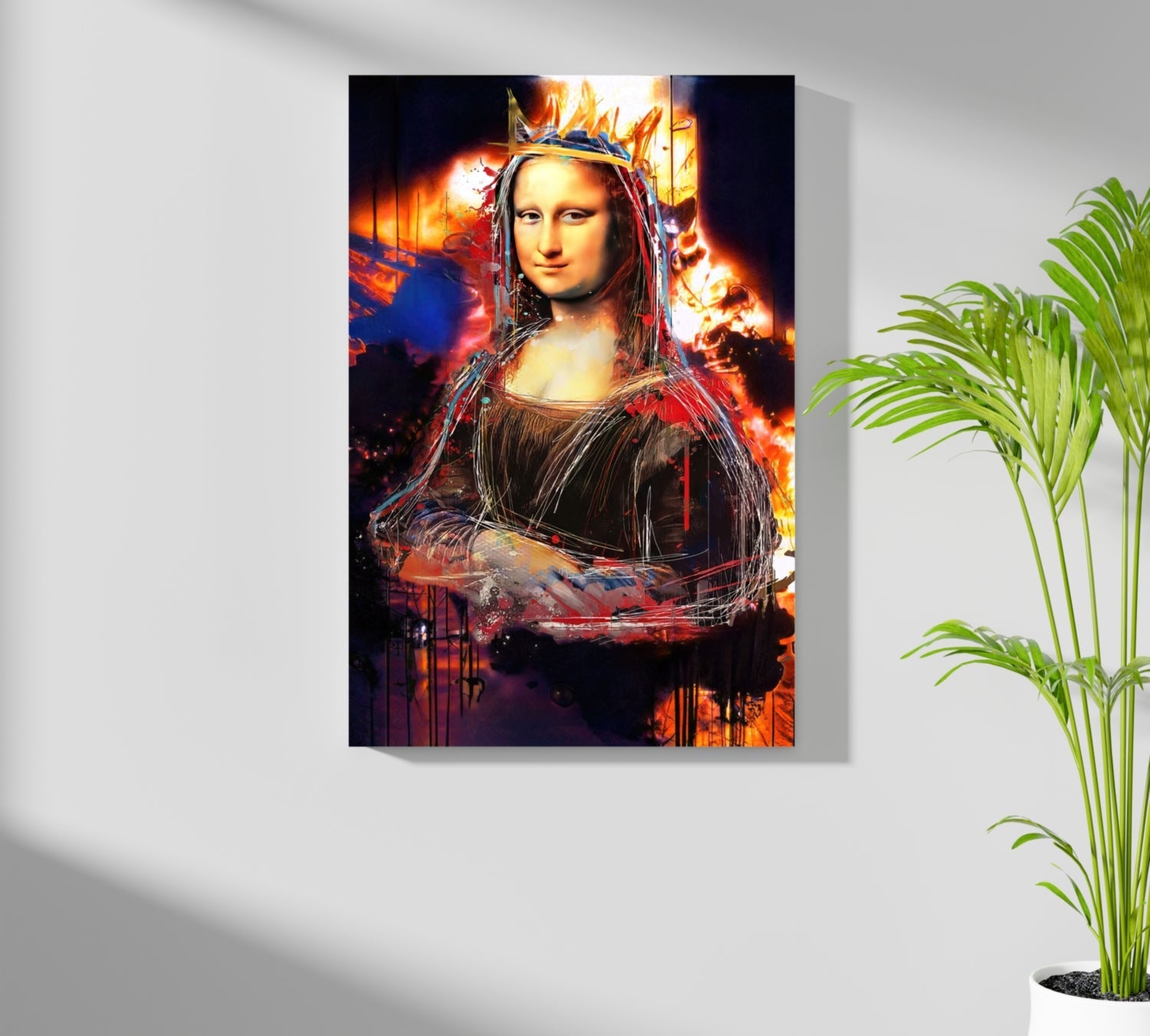 Mona Lisa Aluminum Print