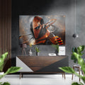 Deathstroke Brushed Aluminium Dibond Wall Art