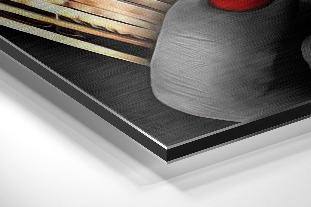 Money Brushed Aluminium Dibond Wall Art