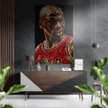 Micheal Jordan Brushed Aluminium Dibond Wall Art