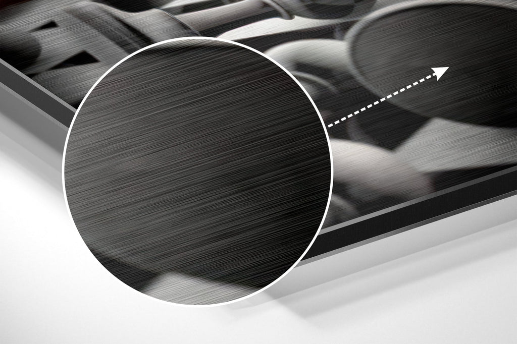 Don’t Stop Brushed Aluminium Dibond Wall Art
