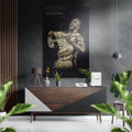 Kobe Bryant Brushed Aluminium Dibond Wall Art