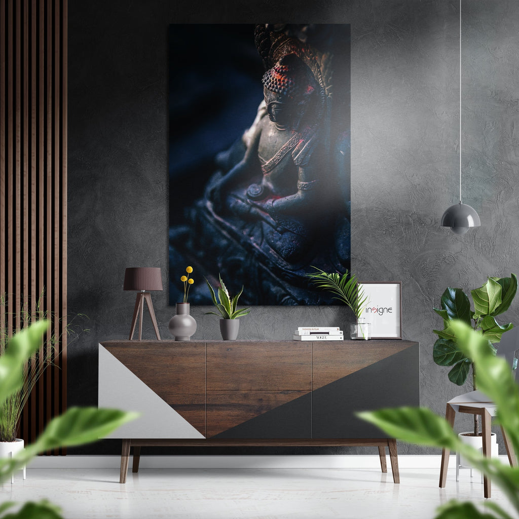 Budha Brushed Aluminium Dibond Wall Art