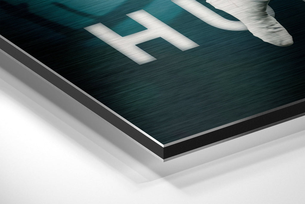 Jalen Hurts Eagles Brushed Aluminium Dibond Wall Art