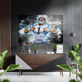 Cam Newton Brushed Aluminium Dibond Wall Art