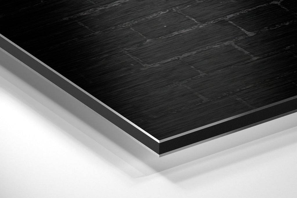 No Pain, No Gain Brushed Aluminium Dibond Wall Art