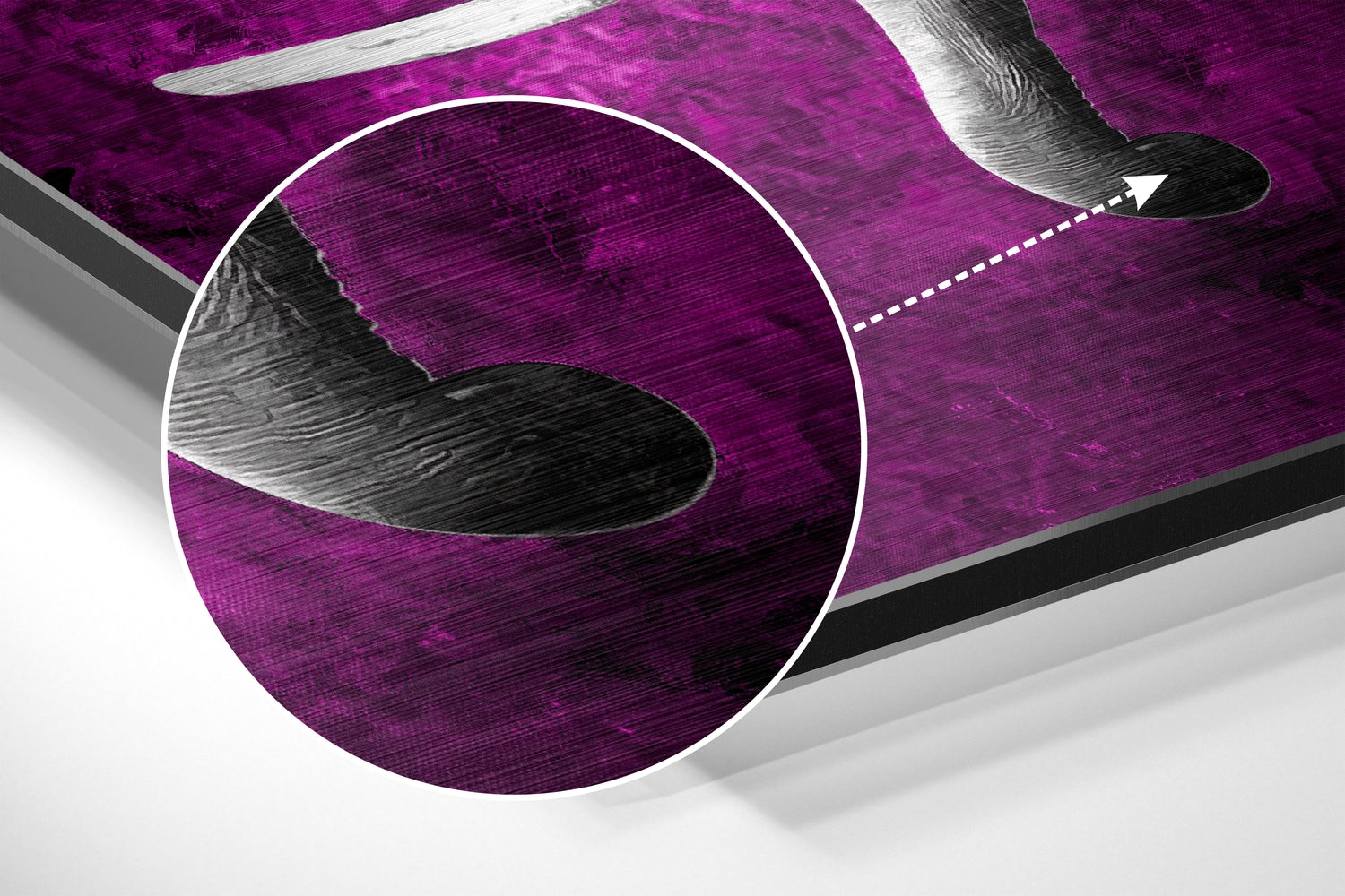 Elephant Brushed Aluminium Dibond Wall Art
