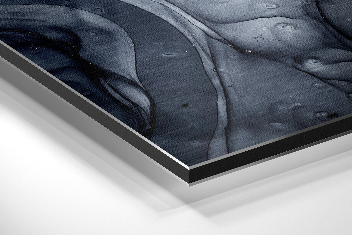 Marbleous Brushed Aluminium Dibond Wall Art