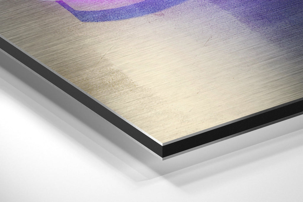 Cheers Brushed Aluminium Dibond Wall Art