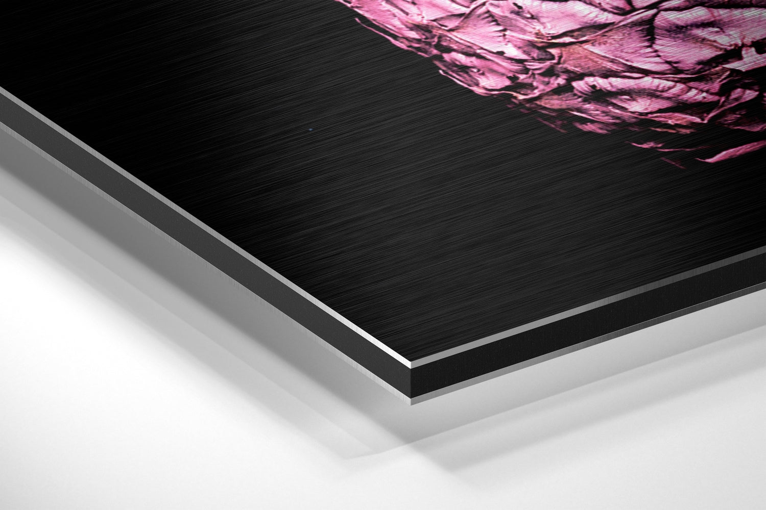 Pineapple Brushed Aluminium Dibond Wall Art