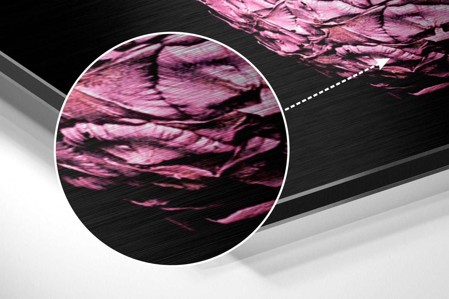 Pineapple Brushed Aluminium Dibond Wall Art