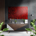 Abstract Roses Brushed Aluminium Dibond Wall Art