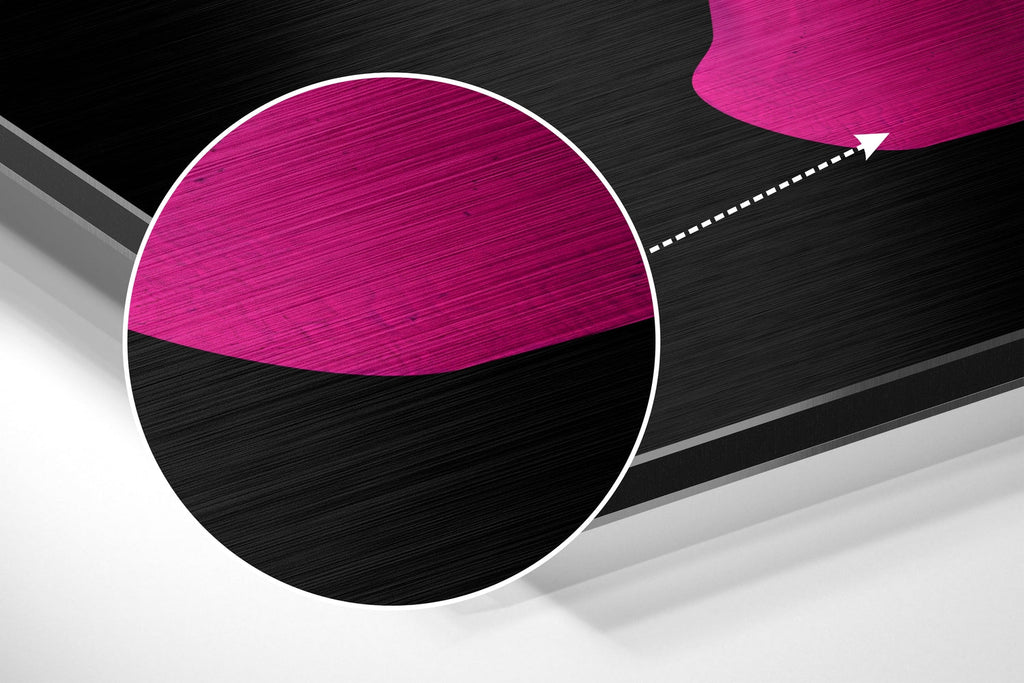 Woman in Pieces Brushed Aluminium Dibond Wall Art