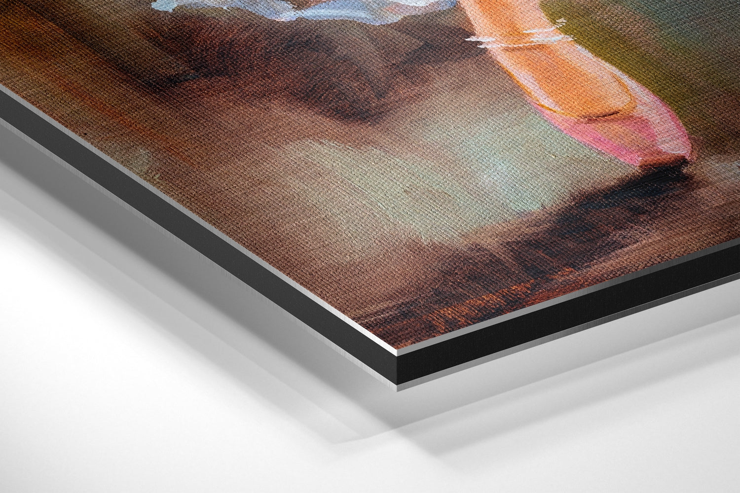 Ballerina Brushed Aluminium Dibond Wall Art