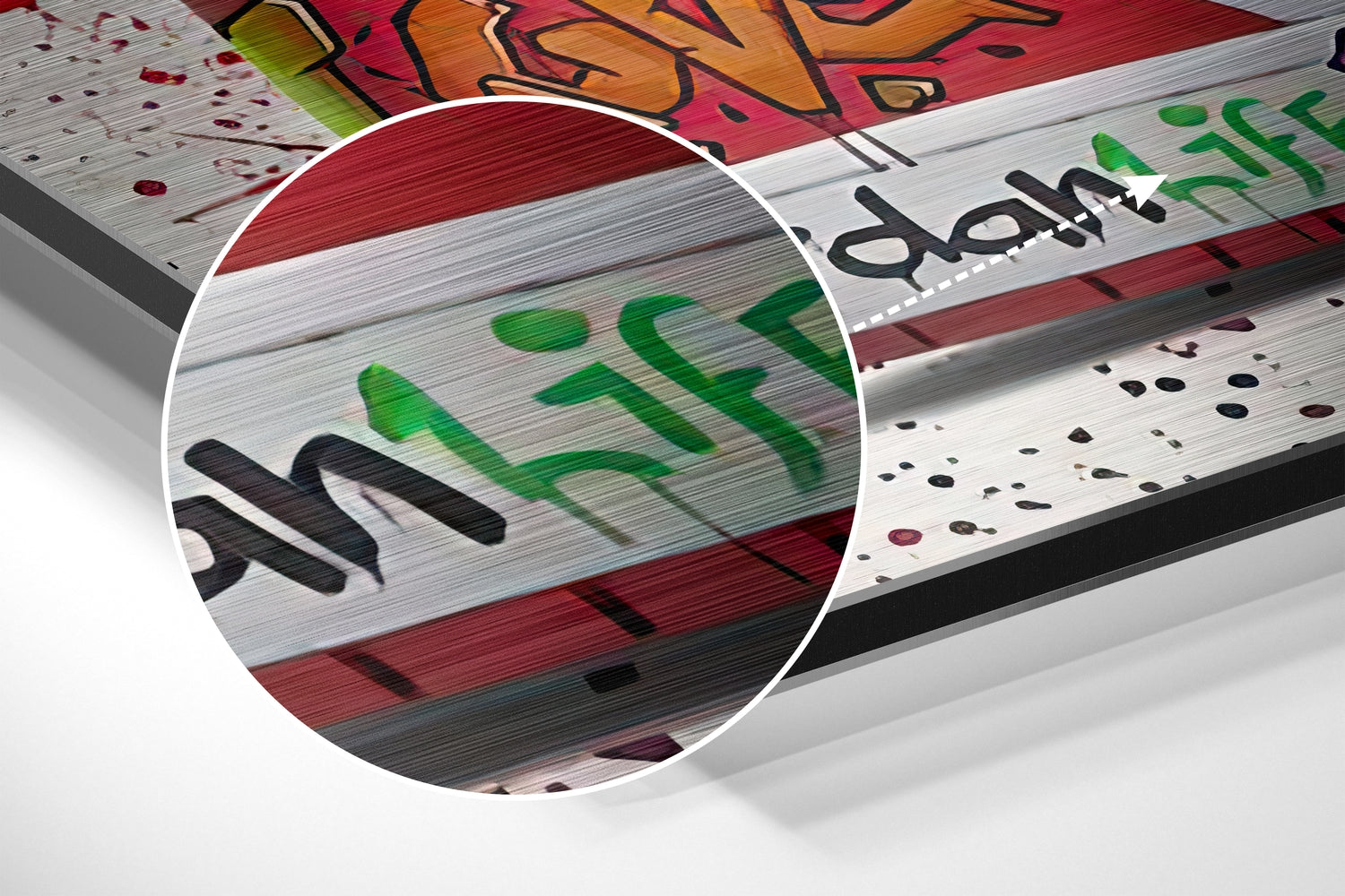 Free Sneakers Brushed Aluminium Dibond Wall Art