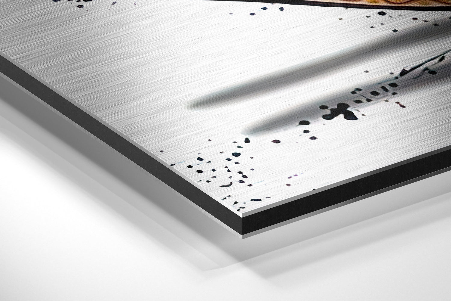 Free Love Brushed Aluminium Dibond Wall Art
