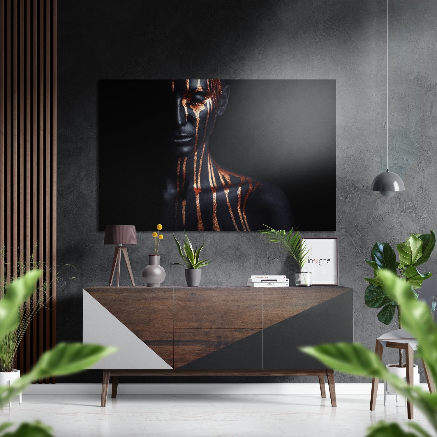 Woman  Brushed Aluminium Dibond Wall Art