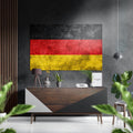Flag of Germany Brushed Aluminium Dibond Wall Art
