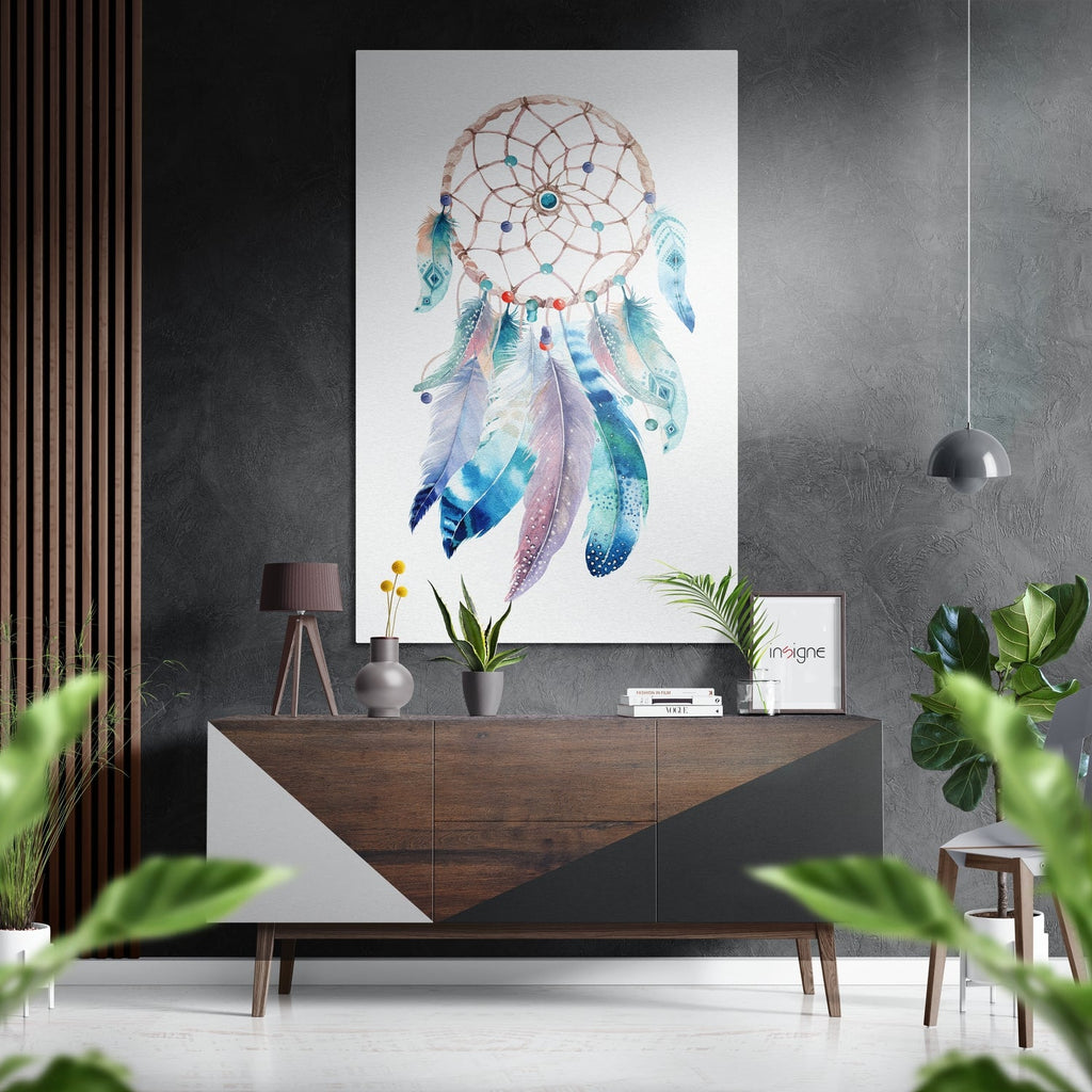 Dream Catcher Brushed Aluminium Dibond Wall Art