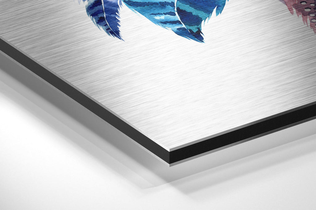 Dream Catcher Brushed Aluminium Dibond Wall Art