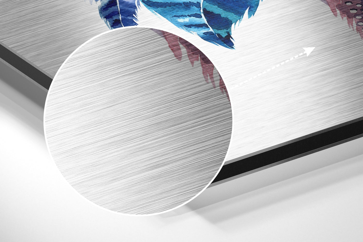 Dream Catcher Brushed Aluminium Dibond Wall Art
