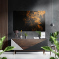 Smoke Brushed Aluminium Dibond Wall Art