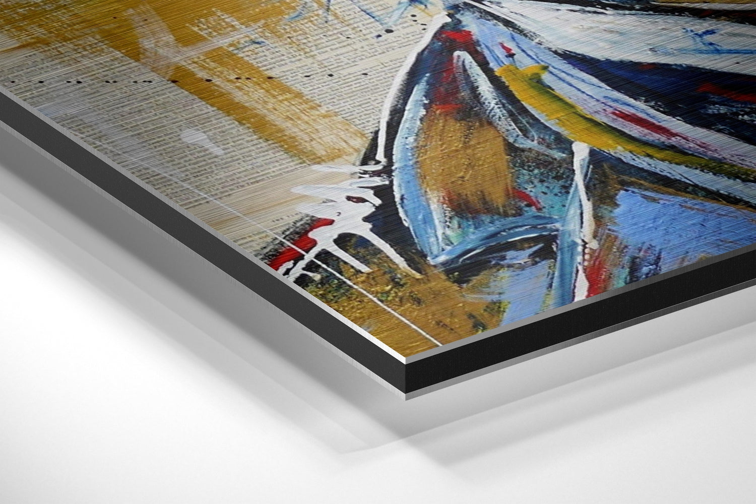 Charlie Chaplin Brushed Aluminium Dibond Wall Art