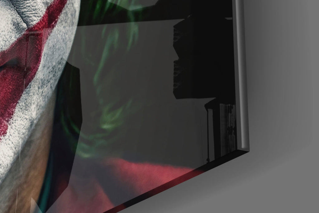 Joker Glass Wall Art