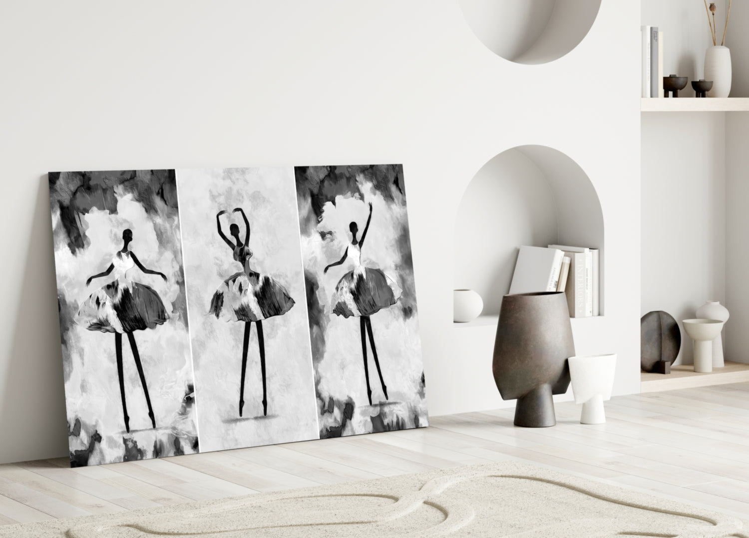 Ballerina Glass Wall Art