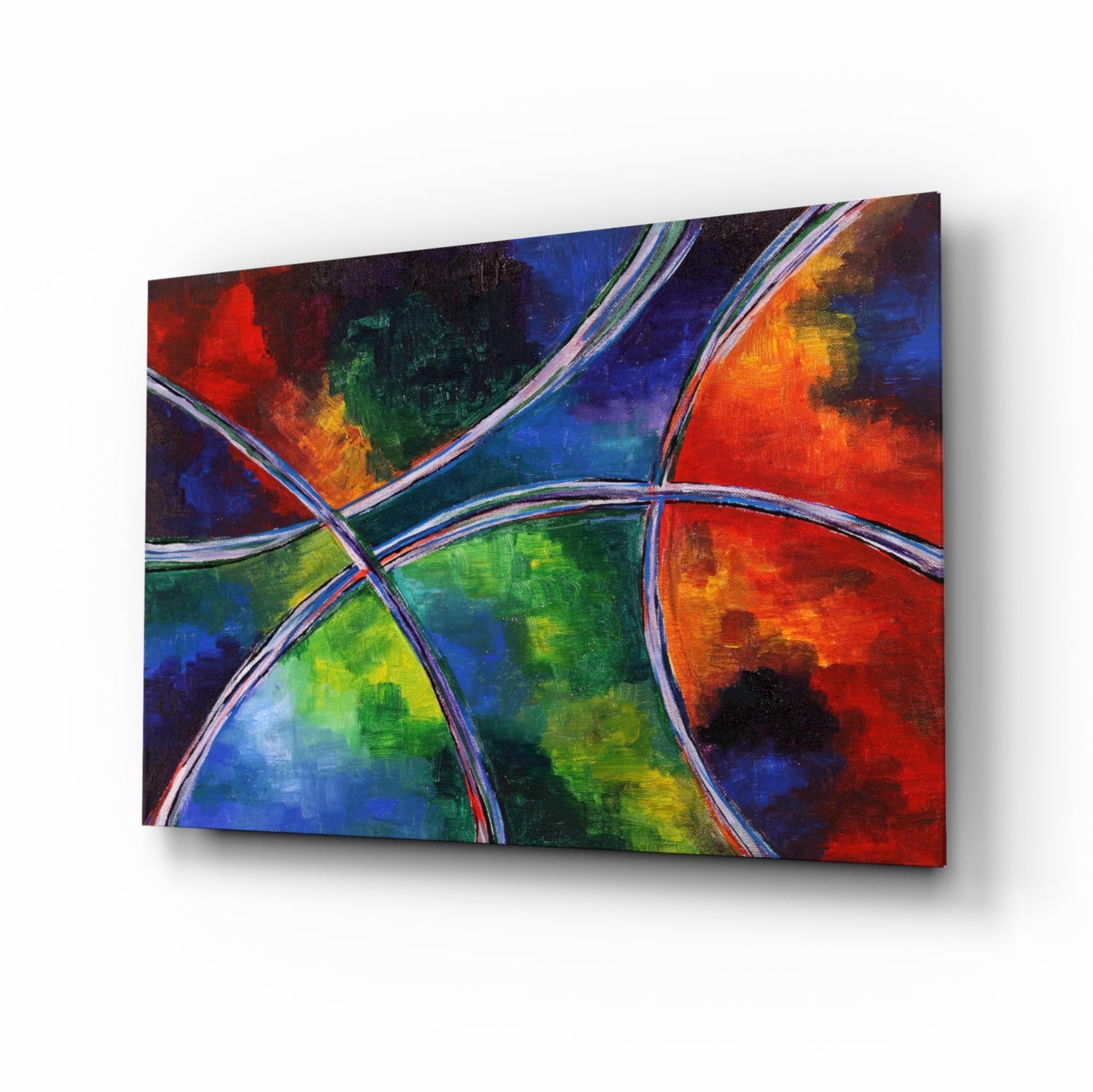 Colors Glass Wall Art
