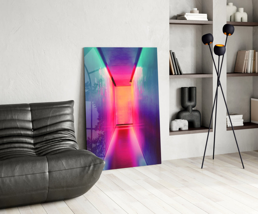 Colored Room Glass Wall Art