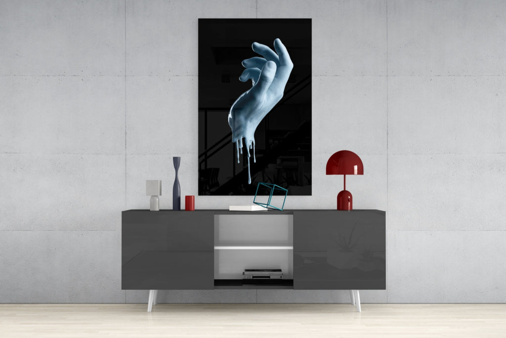 Hand Glass Wall Art