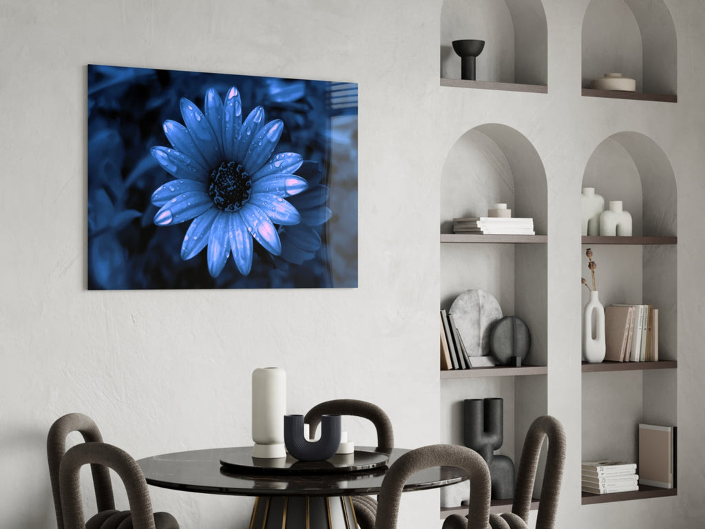Flower Glass Wall Art