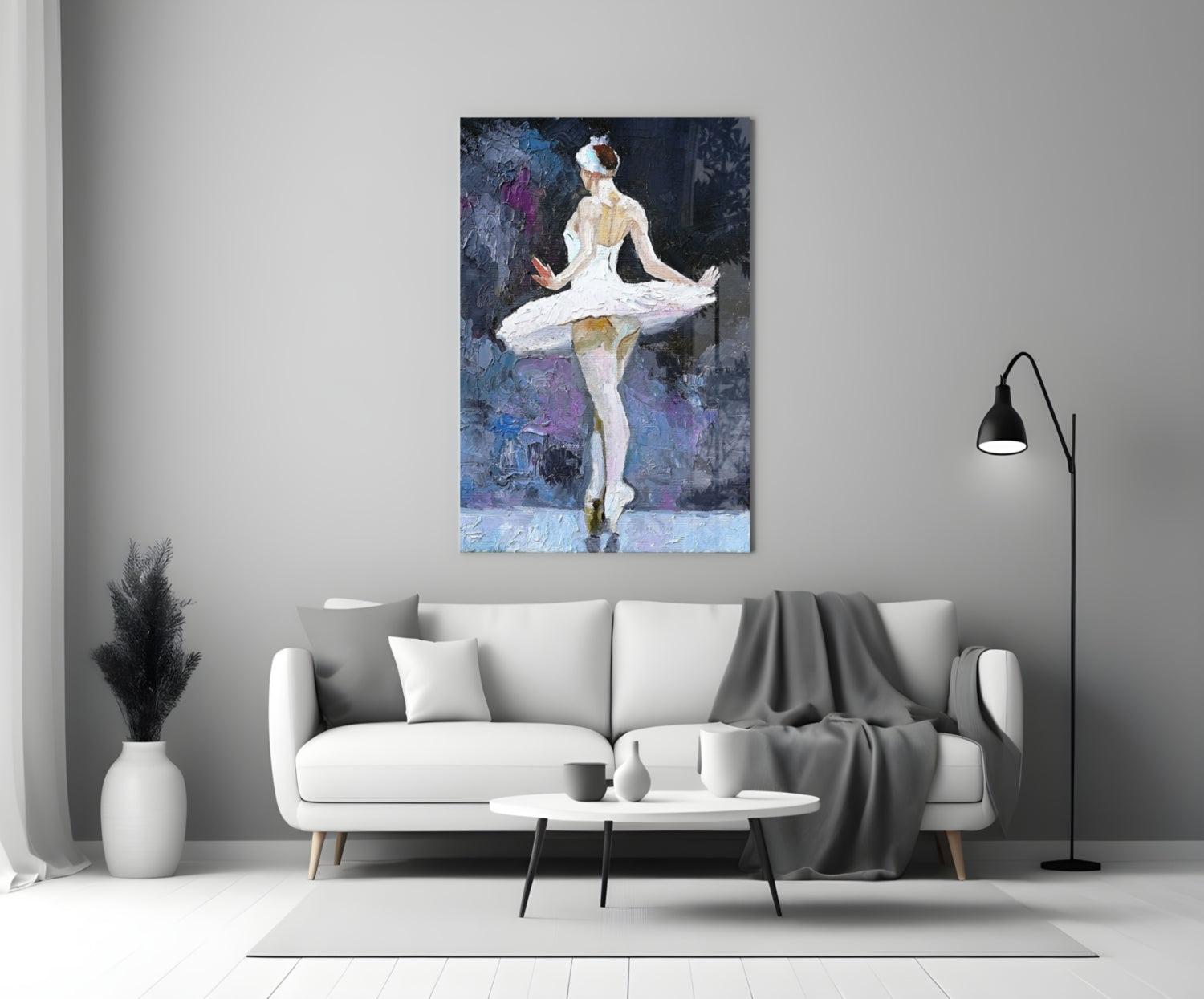 Ballerina Glass Wall Art