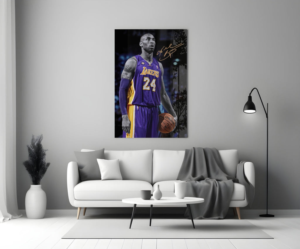 Kobe Bryant Glass Art