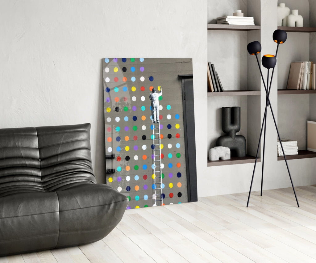 Dots Glass Art