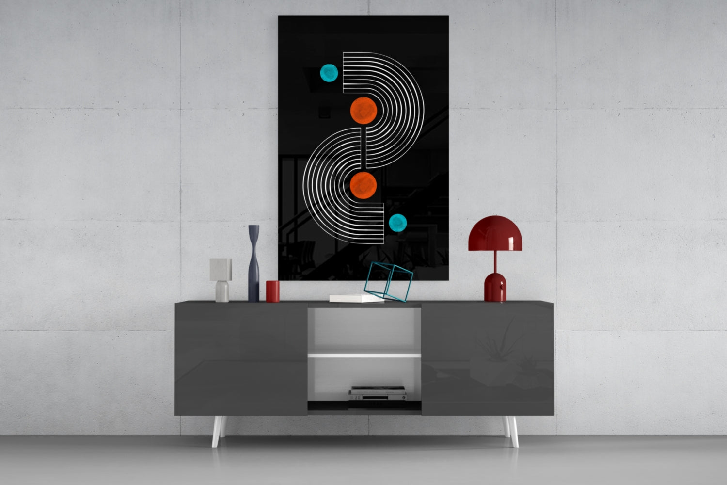 Pattern Glass Wall Art