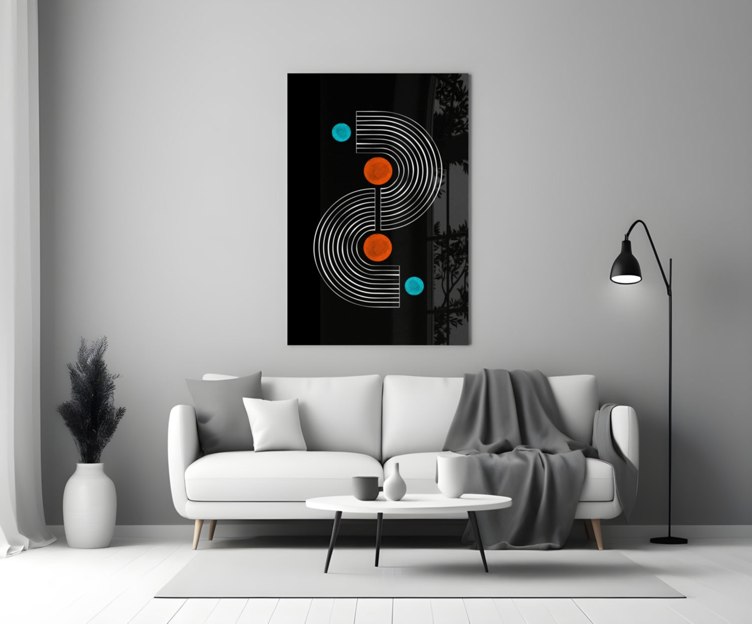 Pattern Glass Wall Art
