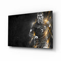 Christiano Ronaldo Glass Wall Art