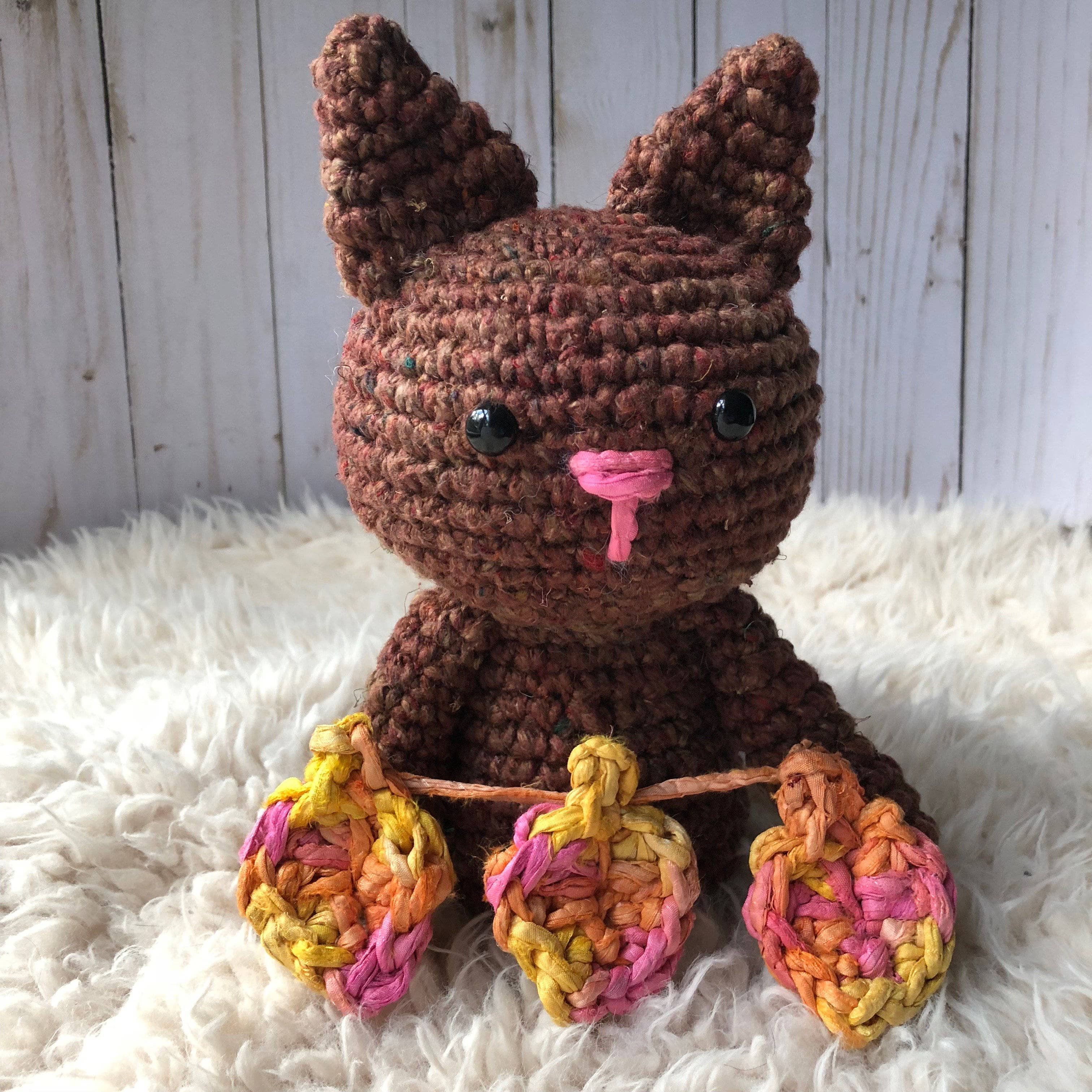 Amigurumi Crochet Cat Kit
