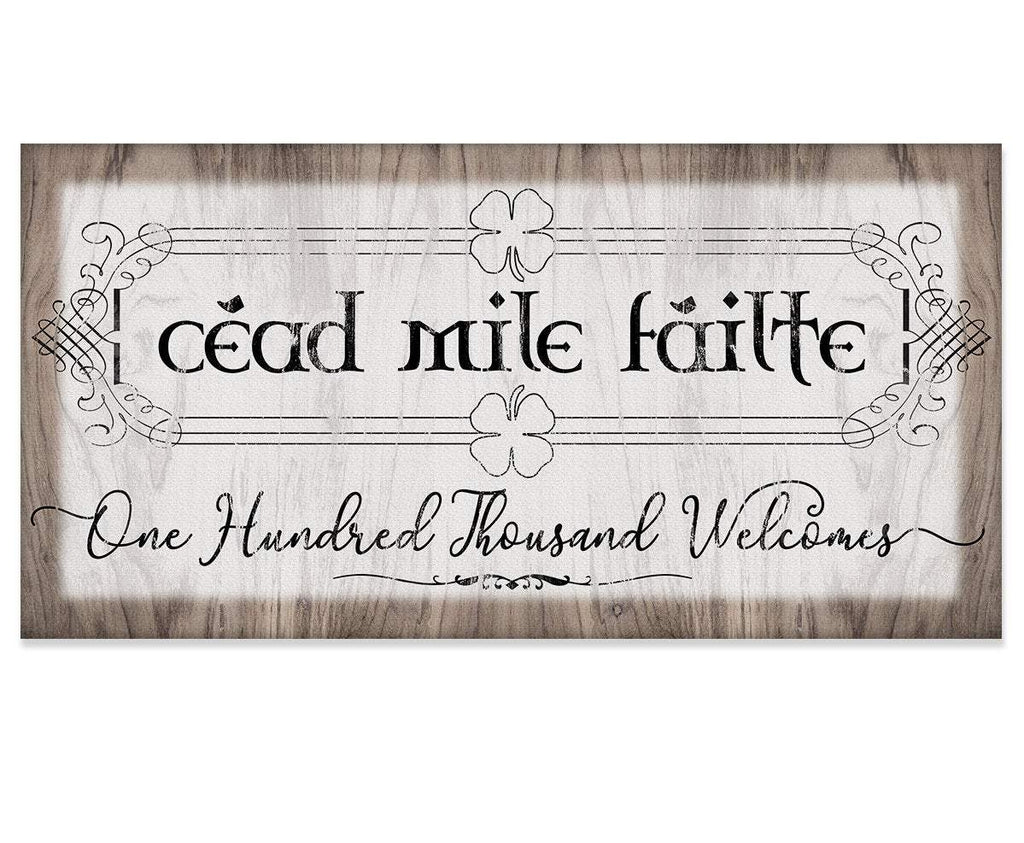Cead Mile Failte - Canvas