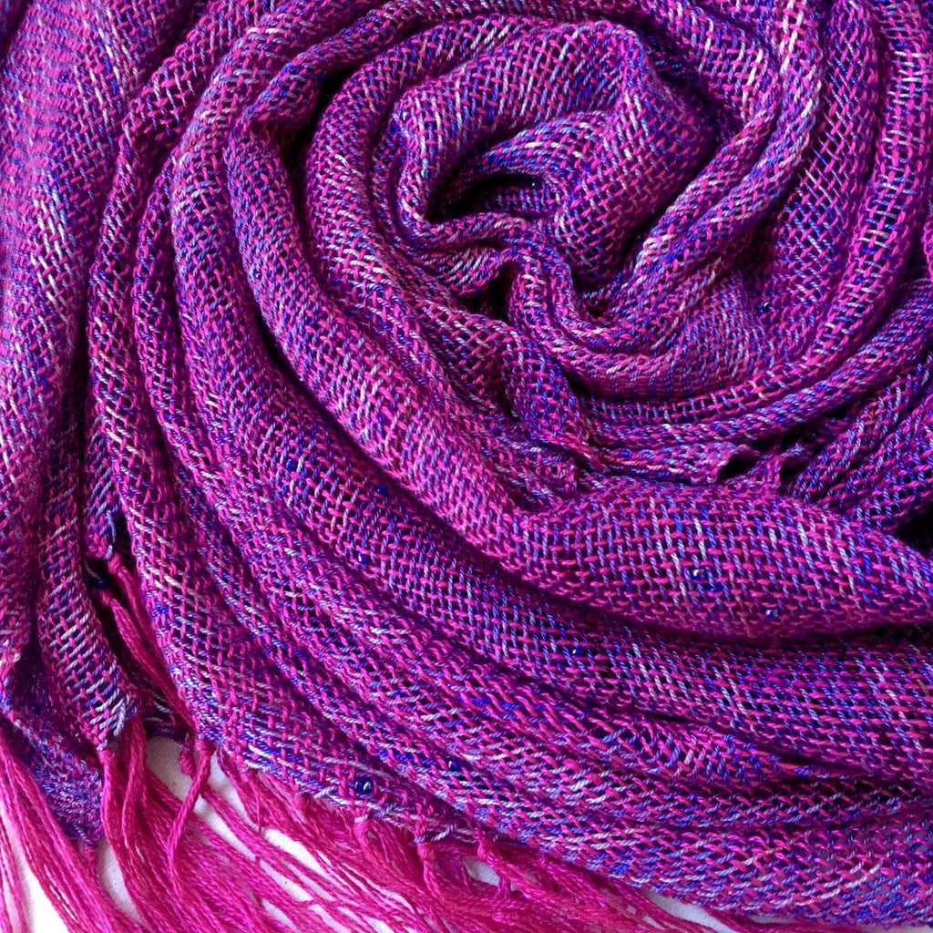 Celestial Silk Beaded Shawl Weaving Kit