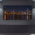 Chicago Skyline Canvas Art - Baseball