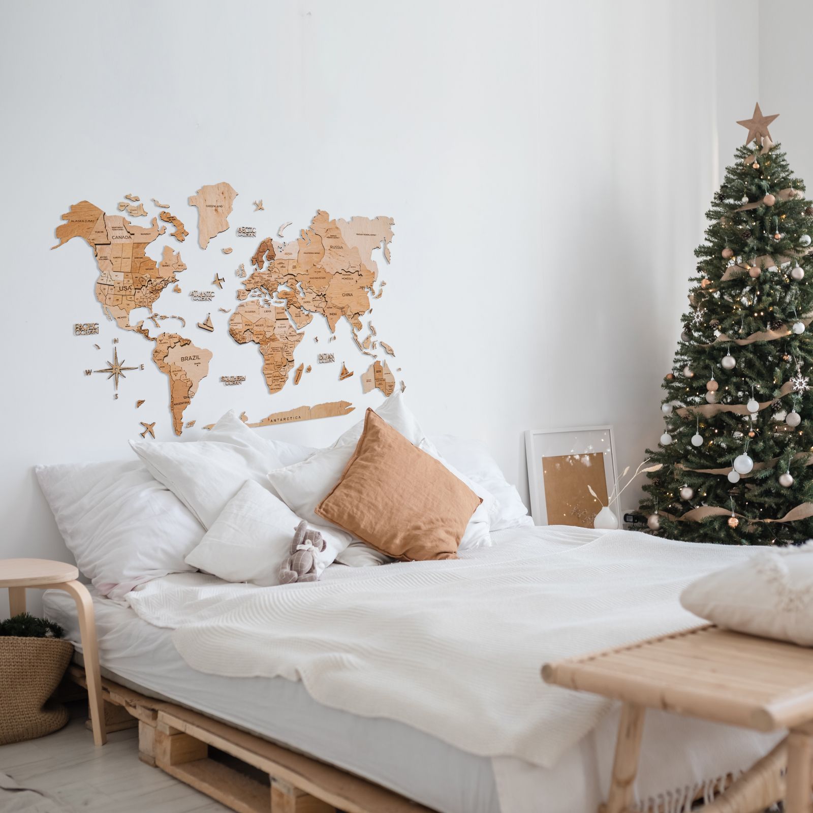 Home Christmas Decor Gold