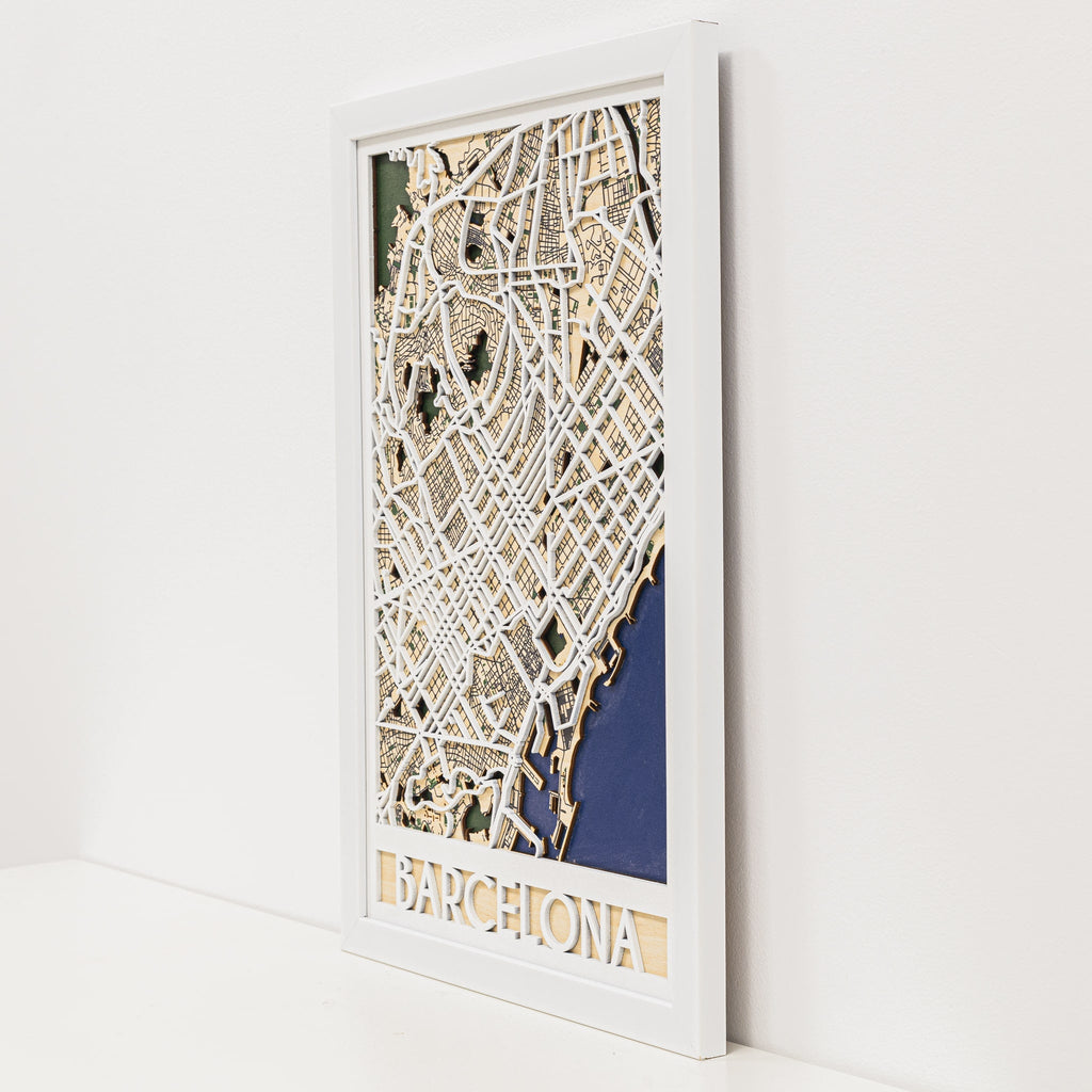 3D City Map Barcelona