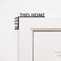 Wooden Corner Quote – Bless This Home