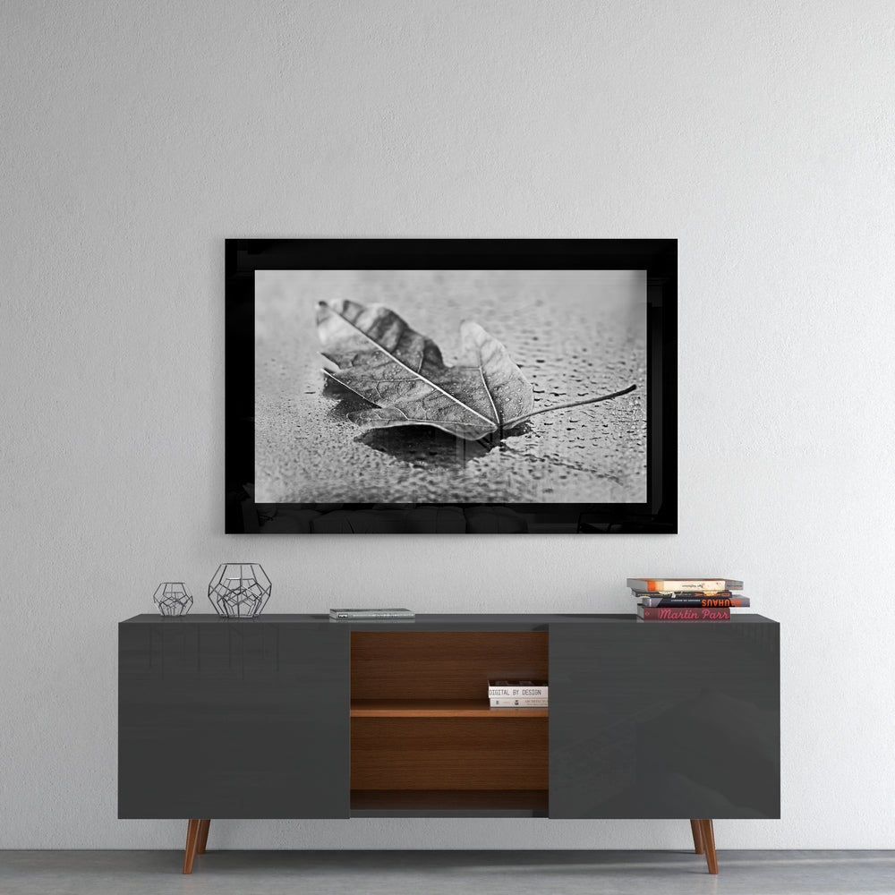 Leaf Glass Wall Art
