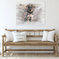 Dog Canvas Art - Dog Memorial Gift