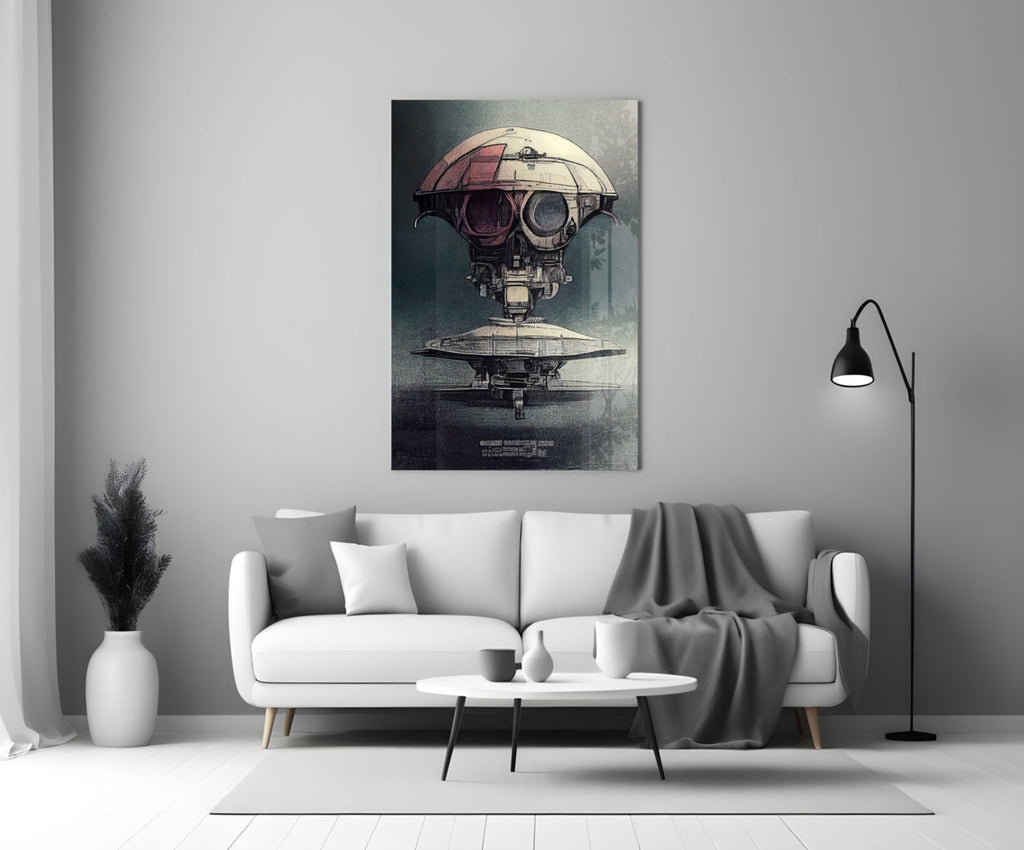 The Arrival Glass Wall Art || Designer Collection