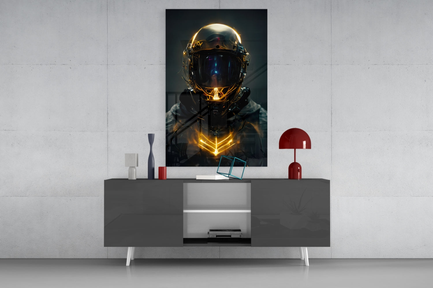 Back to the Space Glass Art  || Designer Collection